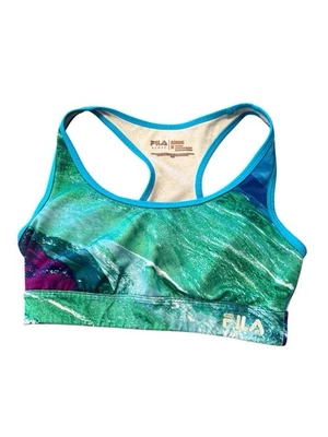 Sujetador deportivo FILA para correr talla mediana espalda deportiva con relleno Foto 1 de 3