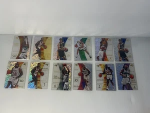 Lote de 12 tarjetas de baloncesto Skybox E-X 2001 raras estrellas de la NBA selladas - Imagen 1 de 4
