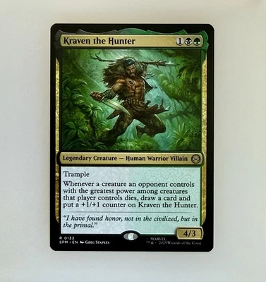 Magic the Gathering: Kraven the Hunter Marvel's Spider-Man Regular NM - Image 1 of 3