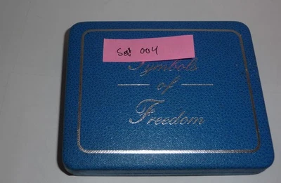 1997 Proof Symbols of Freedom,  Two-Coin Ultra Rare Set W/box and Certificate - Image 1 of 4