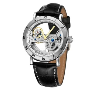 Herren Einzigartiges Design Automatikwerk Beliebter Stil Skelett Analog Zifferblatt Wat... - Bild 1 von 6