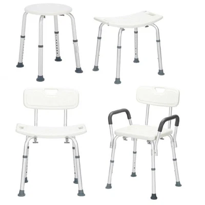 Banco de baño extra ancho de alta resistencia bañera de ducha asiento para baño de ancianos Foto 1 de 4