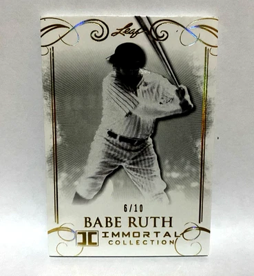 2017 Leaf Babe Ruth Immortal Collection #7/10 Yankees SSP - Image 1 of 2