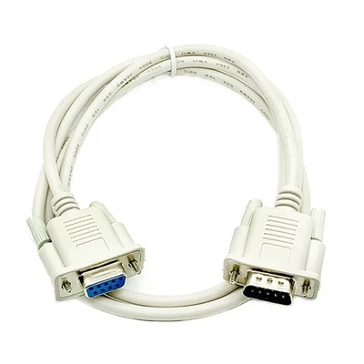 9Pin RS-232 Male to Female M/F DB9 Male to DB9 Female Serial Extension Cable - Image 1 of 4