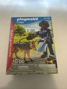 Playmobil 71162 Special Plus Polizist mit Hund Bauset. 10 Stk. versiegelt. Neu - Bild 1 von 2