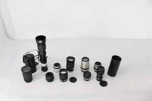 C x10 Vintage Mixed Camera Lenses Inc. Sigma Zoom, Pentax, Tokina, Tamron etc. - Picture 1 of 6