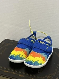 Speedo Toddler Boys' Printed Shore Explorer Water Shoes - Blue Seafoam Sz S 5-6 - Picture 1 of 4