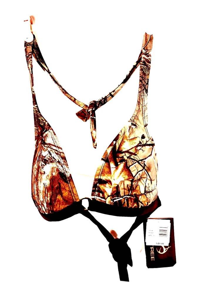 Traje marrón camuflaje Real Tree para mujer parte superior acolchada separada talla 12 precio de venta sugerido por el fabricante 49,99 Foto 1 de 4