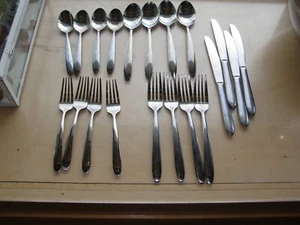 20 pcs. service for 4 - FARBERWARE Stainless Silverware Flatware FRW60 - Picture 1 of 7
