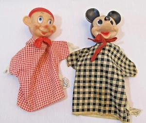 Gund Walt Disney Hand Puppets – Dopey and Mickey Mouse Lot of 2 - Picture 1 of 12