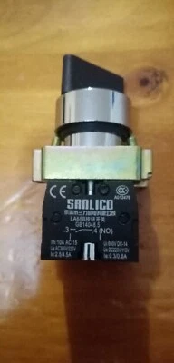 interrupteur rotatif 2 position + 2 NO / 22mm neuf - Photo 1/4