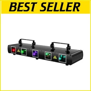 Dynamic RGBYC Laser Stage Light with 5 Effects - Perfect for Disco & Events - Picture 1 of 10