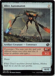 2022 Magic The Gathering The Brothers' War Foil #158 Blitz Automaton C - Picture 1 of 2