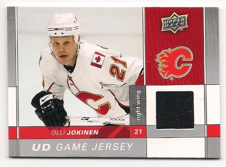 Olli Jokinen 09-10 Upper Deck 2 UD Game Jersey Game Used Jersey - Image 1 of 1