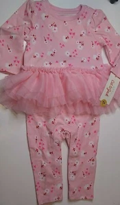 Traje corporal Traje corporal divertido tutú rosa manga larga para gato y jack bebé niña - Imagen 1 de 3