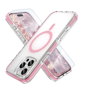Compatible with iPhone 16 Pro Max Case - with Screen Protector - Compatible with - Picture 1 of 8