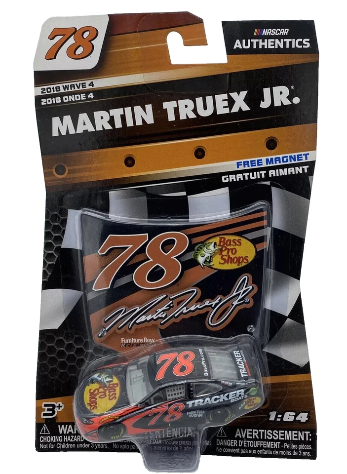 MARTIN TRUEX #78 BASS PRO 2018 WAVE 4 AUTHENTICS 1/64th Scale FREE SHIPPING! - Image 1 of 1
