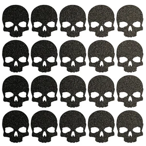 20 x adesivi riflettori, teschio sticker reflex adesivi riflettenti teschio - Foto 1 di 2