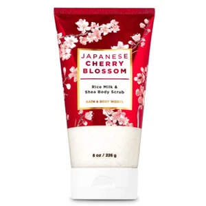 Bath and Body Works Japanese Cherry Blossom Creamy Body Scrub 8 Ounce 1 Unit - Picture 1 of 2