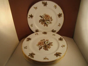 Vintage Royal Worcester Bone China England Dorchester Set di 6 piatti B - Foto 1 di 8