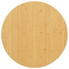vidaXL Tablero de mesa de bambú Ø80x4 cm