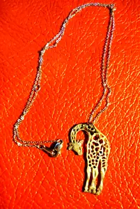 GIRAFFE Halskette Charm Anhänger STERLINGSILBER 925 - Bild 1 von 2