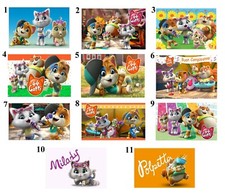 Cialda torta Ostia 44 Gatti Rettangolare Personalizzabile ostie Buffycats