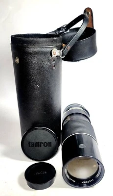 Teleobjetivo automático Tamron 300 mm 5,6 para cámara Konica con bonito estuche Strudy Foto 1 de 4
