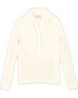 Renato Balestra Womens Polo Neck Jumper Sweater It 44 Medium White Viscose Af41