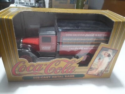 1993 ERTL 1931 Delivery Truck Coca-Cola 1:34 Scale Coin Bank - Image 1 of 4