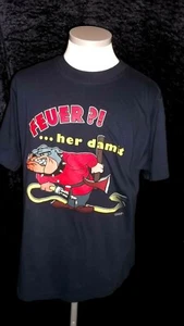 Feuerwehr Herren Damen T-Shirt von Wave  ,Feuerwehr ,Gr. L DUNKELBLAU - Bild 1 von 3