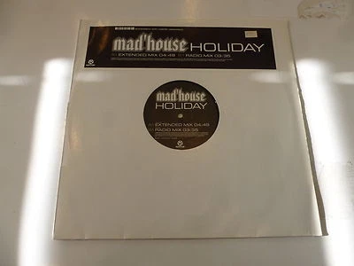 MAD HOUSE - Holiday - 2002 UK 2-track 12" Vinyl Single - DJ Prmom - Image 1 of 3