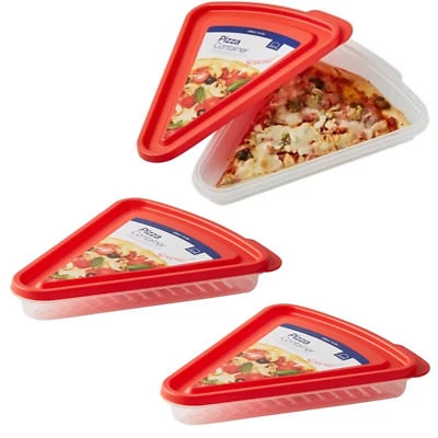 Lock & Lock Pizza Storage Container 420ml Food Bread Containers 3P HLE200 Keeper - Image 1 of 4
