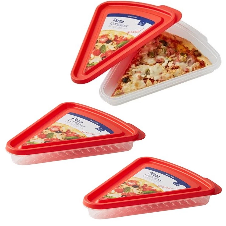 Lock & Lock Pizza Storage Container 420ml Food Bread Containers 3P HLE200 Keeper - Image 1 of 4