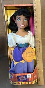 SELTENE HTF 1995 Mattel-Disney-Glöckner Notre Dame-Esmeralda-16"" Puppe - Neu im Karton - Bild 1 von 5