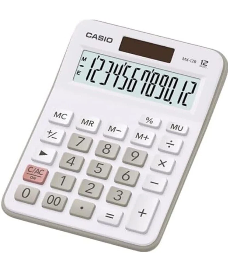 New Casio MX-12 Desk Calculators 12-digit Display - Image 1 of 1