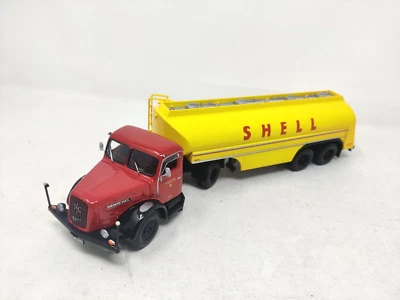 Camion Henschel Hs 140 S Serbatoio Shell - Limitata 1008 PC - MINICHAMPS - 1/43 - Immagine 1 di 4