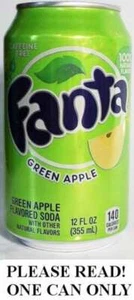 Fanta Green Apple Limited Edition USA 2020 NEW FULL 12oz 355ml Can WWII Germany - Picture 1 of 4