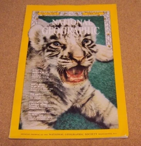 National Geographic April 1970 White Tiger Australia Vikings Ladybug Shenandoh - Picture 1 of 1
