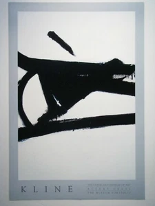 Franz Kline, "AKZENTGRAB" 24"×36" Cleveland Museum, Mid Century Modern Abstrac - Bild 1 von 7