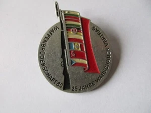 RDA NVA Hermandad de Armas 80 Tratado de Varsovia 25 años - Imagen 1 de 2