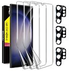 Milomdoi 3+3 Pack for Samsung Galaxy S23 Ultra Screen Protector Not Glass Acc...
