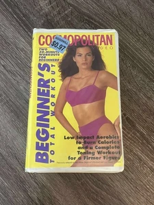 COSMOPOLITAN VIDEO VHS WORKOUT TAPE TOTAL WORKOUT CLAMSHELL HTF HAS WEAR - Picture 1 of 5