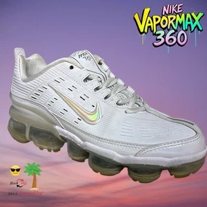 Nike Air VaporMax 360 Women's Shoes Size 6.5 Triple White Nurse Comfort L👀K - Picture 1 of 12
