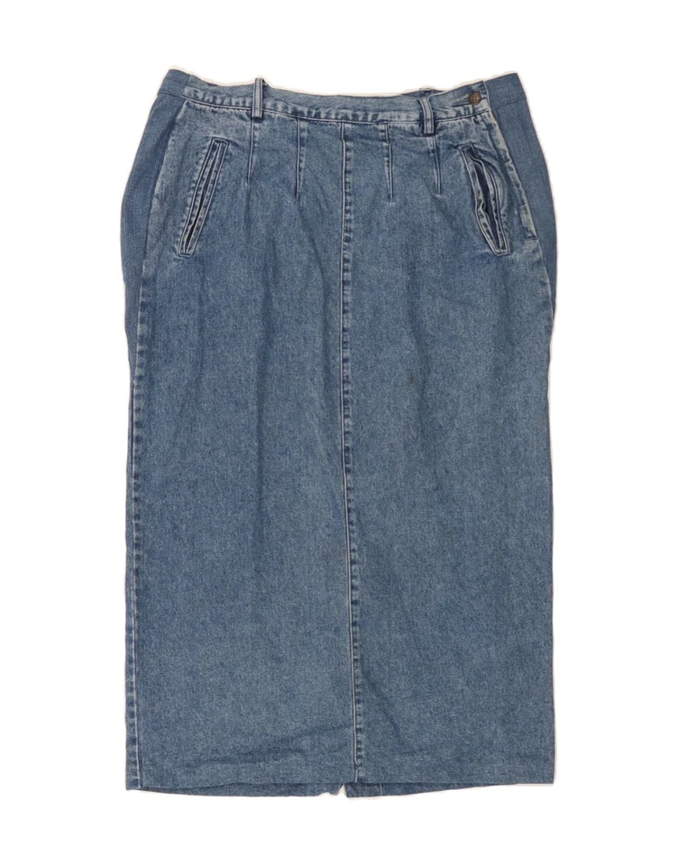 RUFF HEWN женщин джинсовой ткани юбка США 10 большой W36 синий хлопок BV03 - Изображение 1 из 4