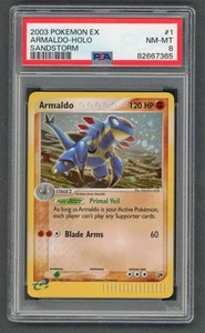 Pokemon Cards - PSA 8 Armaldo 1/100 - Ex Sandstorm Holo - NM-MT - PSA8 - Picture 1 of 2