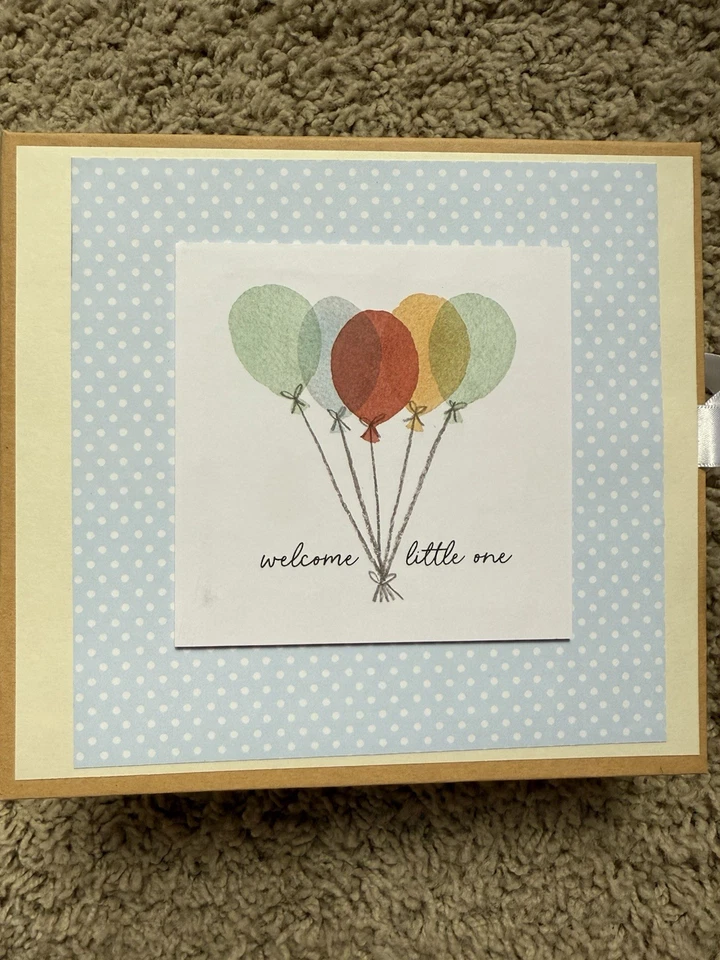 Scrapbook Handmade Baby Boy Mini Album Echo Park 6x6 - image 1 of 4