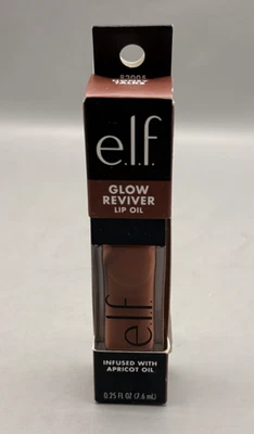 e.l.f. | Aceite labial Glow Reviver | Para un alto brillo | Jojoba | Honey Talks - 0,25 OZ Foto 1 de 4