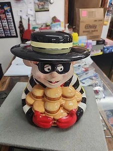 Tarro de galletas vintage Treasure Craft McDonalds hamburguesa - Imagen 1 de 10