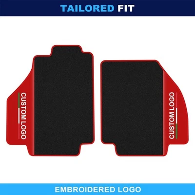 Forros de tapetes de assoalho de carro de veludo tapete sob medida vermelho para Ferrari FF 2011-2017 - Imagem 1 de 4